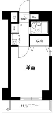 クレッセント白金の間取り画像