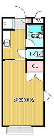 アーシャーハウスB棟の間取り画像