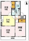 ドルフ西北野Ⅱ Bの間取り画像
