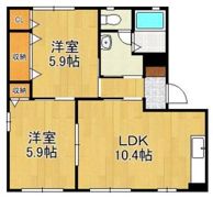 スペリオールF棟の間取り画像