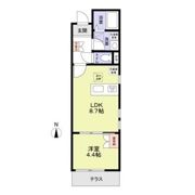 AVON HOUSE KOHINATAの間取り画像