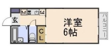 メゾンみのの間取り画像