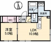 フルールKの間取り画像