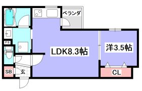 ウェルスクエア京都智恵光院の間取り画像