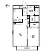 アムールヴェール蛍池の間取り画像
