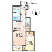 仮）犬山市裏之門新築アパートの間取り画像