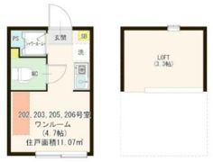 ハーモニーテラス・FIOREⅢの間取り画像
