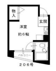 アネックス御影の間取り画像