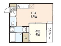 アーデル牛田新町 B棟の間取り画像