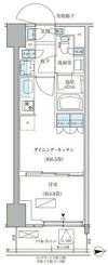 パークアクシス品川天王洲アイルの間取り画像