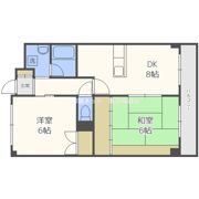 サン春日第2マンションの間取り画像