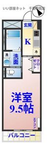 ユニヴァリィ ルークスの間取り画像