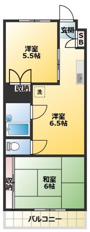 アーバン富士見の間取り画像