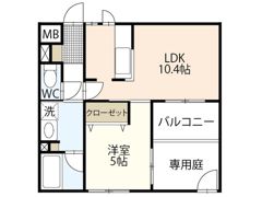 プランドール中筋の間取り画像