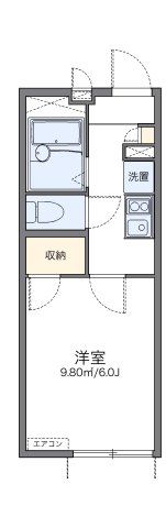 レオパレスエスタ セルトⅡの間取り画像