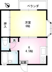 TYKフラットの間取り画像
