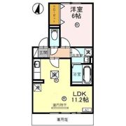 クレール森田 Bの間取り画像