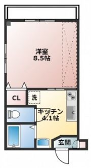 タカマツビルの間取り画像