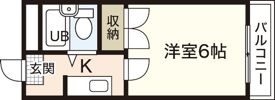 ウイング五日市駅前B棟の間取り画像