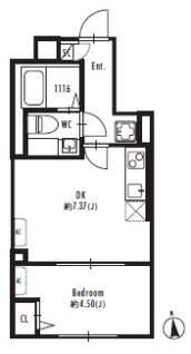 GRANPASEO 北新宿の間取り画像