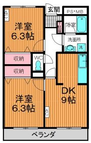 ブッシュクローバーの間取り画像