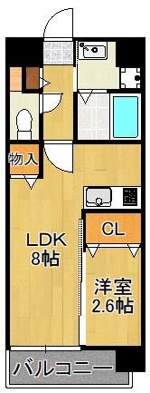 U’s Residence門司港オーシャンテラスの間取り画像