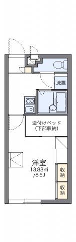 レオパレスZⅡの間取り画像