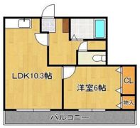 ロード黒崎の間取り画像