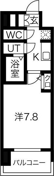 プレサンスNEO大和田STATIONベゼルの間取り画像