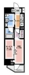 ARKMARK五反野YIELDの間取り画像