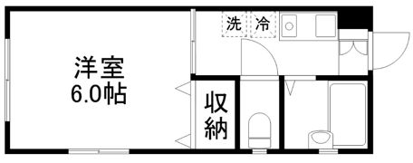 かえでハイツの間取り画像