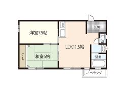 林ビル（尾長）の間取り画像