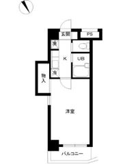 スカイコート文京小石川第3の間取り画像
