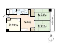 リバーサイド観音の間取り画像