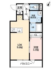 リーブルファイン川越砂の間取り画像