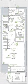 グラントゥルース巣鴨の間取り画像