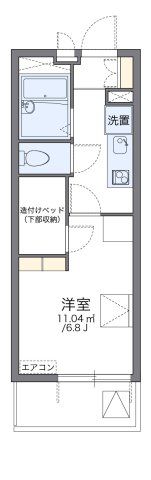 レオパレスオリーブの間取り画像