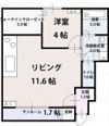 ハイサニー Bの間取り画像