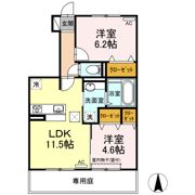 コートプレイス龍田Ⅴの間取り画像