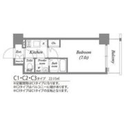 エスリード大阪クレストコートの間取り画像