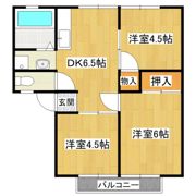 サンライフナカネの間取り画像