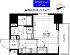 ステージグランデ東池袋駅前の間取り画像