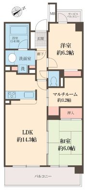 コンフォール高田馬場の間取り画像