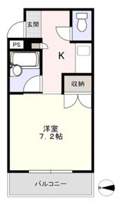 AKKマンションの間取り画像