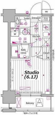 ガーラ・プレシャス川崎の間取り画像