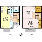 ウィット西深津 B棟の間取り画像