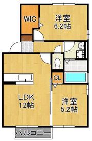 おおくぼの森 A棟の間取り画像