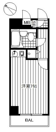 ライオンズマンション川崎四谷の間取り画像