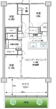 ルピアコート大宮フィオーレの間取り画像
