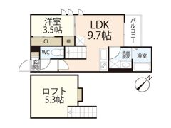 Grandtic L'Arc Ⅲの間取り画像